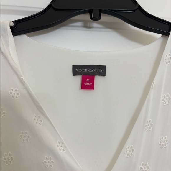 Vince Camuto White Wrap Dress - Picture 3 of 4